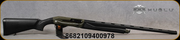 Huglu - 12Ga/3"/28" - Renova - Inertia Operated Semi-Auto - Black Synthetic & Turkish Walnut Stocks/Khaki Cerakote Laser Engraved Receiver/Matte Black - 5pc. Active M.Choke - Stock Image