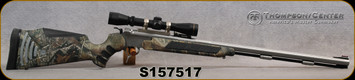 Consign - Thompson Center - 50Cal - Muzzle Loader - Encore Endeavor - AP HD Camo Synthetic Stock/Stainless, 28"Fluted Barrel, unfired - c/w new Leupold VX-I 2-7x33, duplex - in new soft case - see details