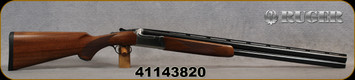 Consign - Ruger - 12Ga/3"/28" - Red Label - O/U Shotgun - Checkered Select Walnut Stock/Nickel receiver/Blued Barrels, Full Ruger shotgun kit, Barrel selector, 5 chokes, wrench - unfired, in padded soft case
