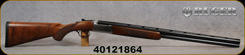 Consign - Ruger - 20Ga/3"/26" - Red Label - O/U Shotgun - Checkered Select Walnut Stock/Nickel receiver/Blued Barrels, Full Ruger shotgun kit, Barrel selector, 5 chokes, wrench - unfired, in TNT Black Fleece-Lined soft gun case
