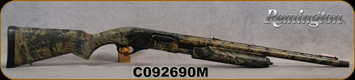 Consign - Remington - 12Ga/3"/21" - Model 870 SPS Turkey - Mossy Oak Break-up Camo Finish, Front/Rear Trugloe rifle sights, 100th Anniv.NWTF, M/F & Turkey Choke - only 3 rounds fired - in green soft case