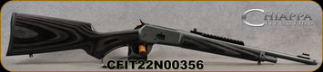 Chiappa - 44RemMag - Model 1892 Wildlands Dark - Lever-Action - Grey Laminate/Cerakote Dark Gray Receiver/Blued, 16.5"Round Barrel, Skinner Peep, Mfg# 920.409, S/N CFIT22N00356