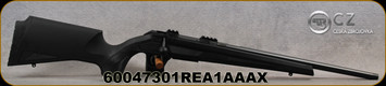 CZ - 7.62x39 - Model 600 ALPHA - Black Soft-Touch Polymer Stock w/Serrated Grip Zones/Blued Finish, 18"Threaded (M15x1)Semi-Heavy Barrel, 5R, Mfg# 6004-7301-REA1AAAX