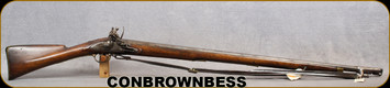 Consign - British - Flintlock Milt Musket - 3rd Model Brown Bess - India Pattern - Wood Stock/Brown Patina, 39"Barrel - complete and original with bayonet