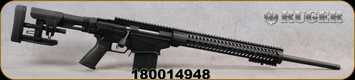 Consign - Ruger - 6.5Creedmoor - Precision Rifle - Folding, Adjustable Length of Pull and Comb Height/Type III Black Hard-Coat Anodized Finish, 24"Threaded barrel - only 60 rds fired - c/w (2)magazines - in original box