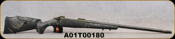 Antler Arms - 7mmPRC - Rocky Mountain - OD Green Camo ultra-lightweight carbon fiber standard stock/Titanium action/OD Green Cerakote, 24"Threaded Carbon Barrel, Detachable Magazine - S/N A01T00180