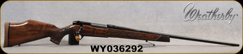 Weatherby - 340Wby - Mark V Lazermark - Five-Panel Limited Edition - Select Claro Walnut w/Rosewood caps & Maple Spacers/High Lustre Blued, 26"Barrel, LXX Trigger, Mfg# MLMM340WR6O, S/N WY036292