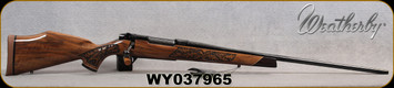Weatherby - 270WbyMag - Mark V Lazermark - Five-Panel Limited Edition - Select Claro Walnut w/Rosewood caps & Maple Spacers/High Lustre Blued, 26"Barrel, LXX Trigger, Mfg# MLMM270WR6O, S/N WY037965