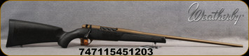 Weatherby - 270WbyMag - Mark V Hunter Bronze - Smoke & Bronze Speckle All-new Mark V Advanced Polymer stock/Burnt Bronze Cerakote Finish, 26"#2 Contour Threaded(1/x28)Barrel, Mfg# MHU05N270WR6T
