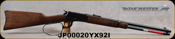 Winchester - 44-40Win - Model 1892 Large Loop Carbine - large loop lever action - satin finish Walnut Stock Grade I/Blued Finish, 20"Barrel, Saddle ring, Marble Arms front, Adjustable rear sight, Mfg# 534190140, S/N JP00020YX92I