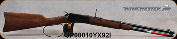Winchester - 44-40Win - Model 1892 Large Loop Carbine - large loop lever action - satin finish Walnut Stock Grade I/Blued Finish, 20"Barrel, Saddle ring, Marble Arms front, Adjustable rear sight, Mfg# 534190140, S/N JP00010YX92I