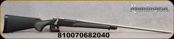 Remington - 7mmRemMag - Model 700 SPS - Bolt Action Rifle - Black Synthetic Stock with Overmold Grip Panels/Matte Stainless Finish, 26" Barrel, 3 Round capacity, Mfg# R27271