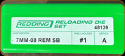 Redding - Small Base Die Set - 7mm-08 Rem - 48139