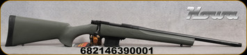 Howa - 7.62x39 - M1500 Heavy Barrel Mini Action - Bolt Action Rifle - HTI Green Synthetic/Black Finish, 20"Threaded Barrel, 1:9.45"Twist, 5 Round Detachable Magazine, Mfg# HMA70723+