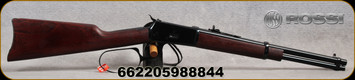Rossi - 357Mag - Model R92 Large Loop - Lever Action Rifle - Brazilian Hardwood Stock/Polished Black Finish, 16"Round Barrel, 8 Round Tubular Magazine, Mfg# 923571613L - STOCK IMAGE