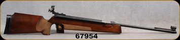 Consign - Anschutz - .177Cal - Model 250 - Air Rifle - Walnut Stock/Blued Finish, 18"Barrel, Factory Competition Peep Sight