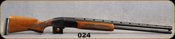 Consign - Ljutic - 12Ga/30" - LM-6 - O/U - Walnut Stock w/Semi-Beavertail Forend/Blued Finish, Adjustable Recoil Pad, Ported Bottom Barrel,F/M (705 Top Choke/722 Bottom Choke), c/w (4)extra stocks & (2) extra forends - in brown suede soft case