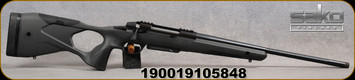 Sako - 270Win - Model S20 Hunter - Grey w/Black S20 Ergonomic Hunting Thumbhole Rifle Stock/Blackened Steel, CHF, 20"Fluted&Threaded(5/8-24)Barrel, 1:10"Twist, 5rd Detachable Magazine, Mfg# SJS2134A40A973