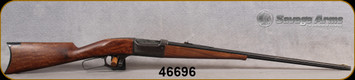 Consign - Savage - 303Savage - Model 1899 - Hammerless Lever Action - New wood stock w/Schnabel Forend/blued finish, 26"Octagonal Barrel, Crescent Butt Plate, Rotary shot counter