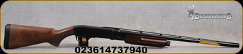 Browning - 20Ga/3"/26" - BPS Field - Pump Action Shotgun - Satin Walnut Stock/Matte Blued Finish, 4 Rounds(2 3/4"), Mfg# 012286605, STOCK IMAGE