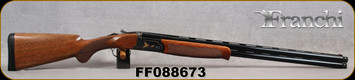 Franchi - 12Ga/3"/28" - Instinct LX - O/U - Checkered AA-Walnut Prince of Wales stock w/Schnabel forend/Case Hardened Receiver w/Gold Inlay/Gloss Blued Vented Barrels, Ejectors, Extended chokes(F,IC,M), Mfg# 41160, S/N FF088673