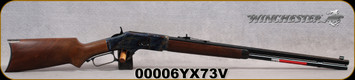 Winchester - 45LC - Model 1873 Sporter CH Pistol Grip - Lever Action - Grade III Walnut Pistol Grip Stock/Case Hardened Receiver/Blued, 24" Octagon barrel, Mfg# 534228141, Serial Number 6!!