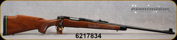 Consign - Remington - 6.5mmRemMag - Model 700 - Walnut Stock w/Ebony Forend Tip & Grip Cap/Blued, 24"Barrel, Mfg.1969 - Appears unfired - has some handling marks - c/w Dies - 9 boxes of ammo/9 boxes of brass available - contact store for details