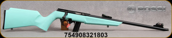 Rossi - 22LR - RB 22 Compact Cyan - Bolt Action Rifle - Cyan Synthetic Stock/Black Finish, 16.5"Barrel, 10rd detachable magazine, Mfg# RB22L1611C