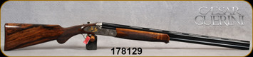 Caesar Guerini - 20Ga/3"/28" - Magnus Light Field - Turkish Walnut Prince of Wales stock w/Schnabel Forend/Nickel Alloy finish receiver/Blued, 6mm parallel/ventilated top rib, 5 nickel plated, flush fitting chokes, S/N 178129