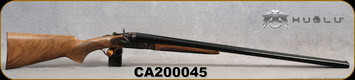 Huglu - 12Ga/3"/30" - 201HRZ - Hammer Sidelock - SxS Double Trigger - Grade AA Turkish Walnut Standard Grip/Case Hardened/Black Chrome/Chrome-Lined Barrels, 5pc. Mobile Choke, SKU# 8681715392240-2, S/N CA200045