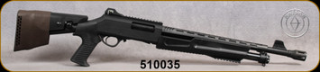 Consign - Hatsan - 12Ga/3"/18.5" - MP-TS Optima - Pump Action - Black Synthetic Pistol Grip Stock w/Stock-Extender Sleeve/Matte Black Finish, Heat Shield - 125rds fired