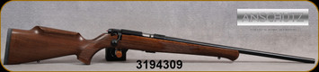 Anschutz - 22LR - 1712 Silhouette Sporter - Walnut Monte Carlo Stock w/Schnabel Forend/Blued, 22"Barrel, two-stage trigger, Mfg# 007594, S/N 3194309