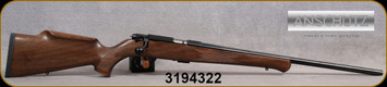 Anschutz - 22LR - 1712 Silhouette Sporter - Walnut Monte Carlo Stock w/Schnabel Forend/Blued, 22"Barrel, two-stage trigger, Mfg# 007594, S/N 3194322