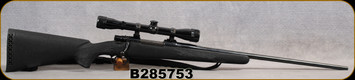 Consign - Interarms - 30-06Sprg - Mark X - Black Textured Stock/Blued Finish, 24"Barrel - less than 50 rounds fired, c/w Bushnell Banner, 4x32, Plex reticle, trigger lock