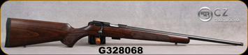 CZ - 22LR - Model 457 American Beech - Bolt Action Rimfire - American Style Beechwood Stock/Blued, 20.7"Threaded 1/2x20 Barrel, Detachable 5rd magazine, Integrated 11mm Dovetail, Mfg# 5084-8081-ZAAMAAX, - small mark from bolt removal