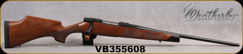 Weatherby - 7mm-08Rem - Vanguard Camilla - Bolt Action Rifle - Grade A Turkish Walnut Stock w/Rosewood Forend & Grip Caps/Matte Bead Blasted Blued Finish, 20" Barrel, Hinged Floorplate, Mfg# VWR7M8RR0O, S/N VB355608