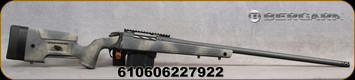 Used - Bergara - 300PRC - B14 Wilderness HMR - Hand-Painted Camo Mini Chassis Stock/Sniper Grey Cerakote, 26"Threaded Barrel, 5rd AICS Detachable Magazine, Omni Muzzlebrake, Weaver Picatinny Rail