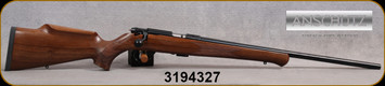 Anschutz - 22LR - 1712 Silhouette Sporter - Walnut Monte Carlo Stock w/Schnabel Forend/Blued, 22"Barrel, two-stage trigger, Mfg# 007594, S/N 3194327