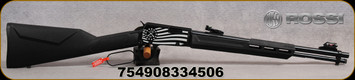 Rossi - 22LR - Rio Bravo Betsy Ross - Lever Action - Black Synthetic Stock/Betsy Ross 1776 Engraving/Matte Black Finish, 18"barrel, Fiber Optic Front & Rear sights, Mfg# RL22181SY-EN20
