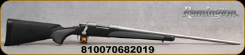 Remington - 7mm-08Rem - Model 700 - SPS Stainless, Black Synthetic/Stainless, 24"Barrel, Hinged Floorplate, Mfg# R27265