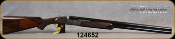 Rizzini - 12Ga/3"/29" - Grand Regal Extra - Grade 4 Turkish Walnut stock & Boss Style forearm/Roundbody Steel frame w/sideplates + Hand finished scroll engraving & Game Scene Engraved trigger guard & extended trigger tang, S/N 124652