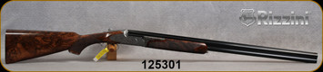 Rizzini - 20Ga/3"/29" - Grand Regal Extra - Grade 4 Turkish Walnut stock & Boss Style forearm/Roundbody Steel frame w/sideplates + Hand finished scroll engraving & Game Scene Engraved trigger guard & extended trigger tang, S/N 125301