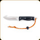 Lamoureux and Sons - Radisson Pro Guide Hunting Knife - 4" Blade - CPM-S30V - Black/Orange Micarta Canvas Handle - LS-RADI-08