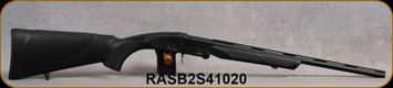 Revolution Armory -  410Ga/3"/20" - SB2S - Single Shot Break Action - Black Synthetic Stock/Matte Black Finish,  3 Chokes ( F, M, IC), Mfg# RA-SB2S-410-20