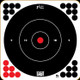 ProShot Products - Splatter Shot Bullseye Target - 12" - White - 5pk - 12B-WHITE-5PK