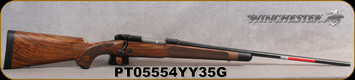 Used - Winchester - 30-06Sprg - Model 70 Super Grade AAA French - Grade AAA French Walnut w/Shadowline cheekpiece/Polished Blued, 24" Barrel, 5 Round Hinged Floorplate, Adjustable Trigger, Mfg# 535239228 - new,unfired - in orig.box