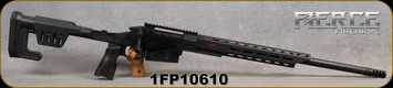 Fierce - 300Win - MTN Reaper - Black Ultra lite Magnesium chassis Carbon Fiber folding & locking stock w/Adjustable cheek piece/Black Cerakote/Fierce C3 carbon fiber 22"barrel, S/N 1FP10610