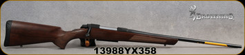 Browning - 30-06Sprg - AB3 Hunter - Bolt Action Rifle - Classic Checkered Walnut Stock/Matte Blued, 22"Barrel, 5rd Detachable Box magazine, 1:10"Twist, Mfg# 035801226, S/N 13988YX358