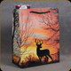River's Edge - Gift Bag w/Tissue Paper - Deer Sunrise - Medium - 4546