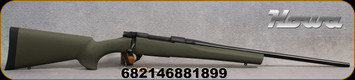 Howa - 6.5Creedmoor - Model 1500 Hogue - OD Green Hogue pillar-bedded Overmolded stock & recoil pad/Blued, 22"Standard Barrel, Non-Threaded, Two-stage HACT trigger - Mfg# HGR65GNTC - STOCK IMAGE